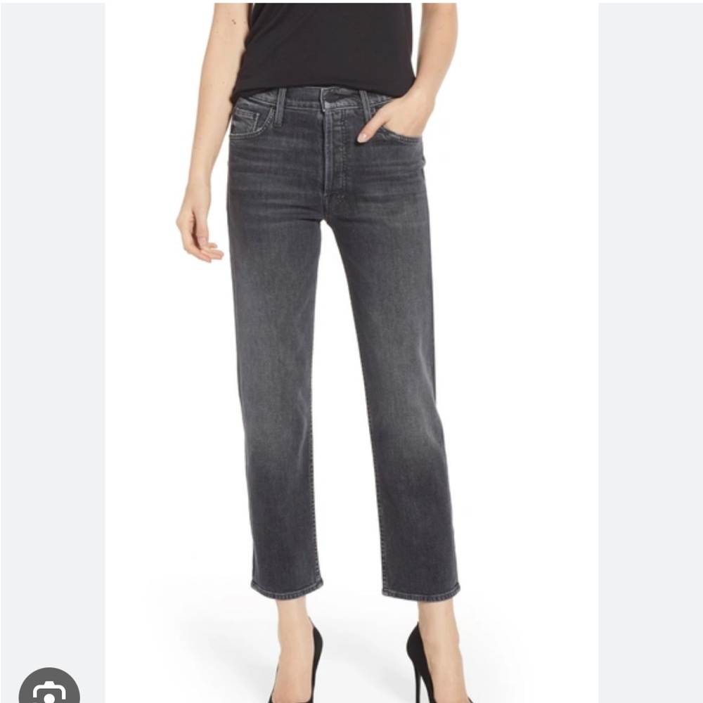 Mother Denim Tomcat Straight-Leg Cropped size 25